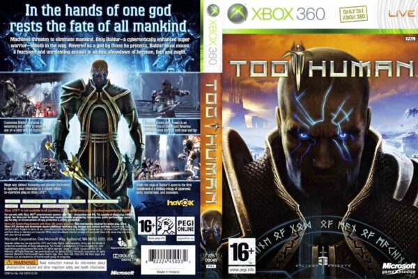 Hra Too Human pro XBOX 360 X360 konzole