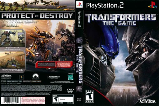 Hra Transformers: The Game pro PS2 Playstation 2 konzole