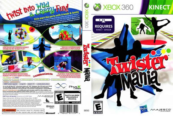 Hra Twister Mania pro XBOX 360 X360 konzole