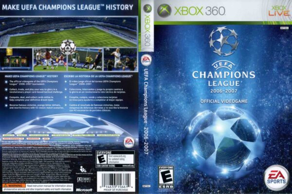 Hra UEFA Champions League 2006-2007 pro XBOX 360 X360 konzole