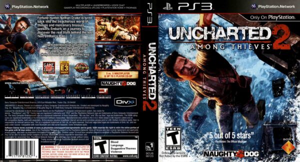 Hra Uncharted 2: Among Thieves pro PS3 Playstation 3 konzole