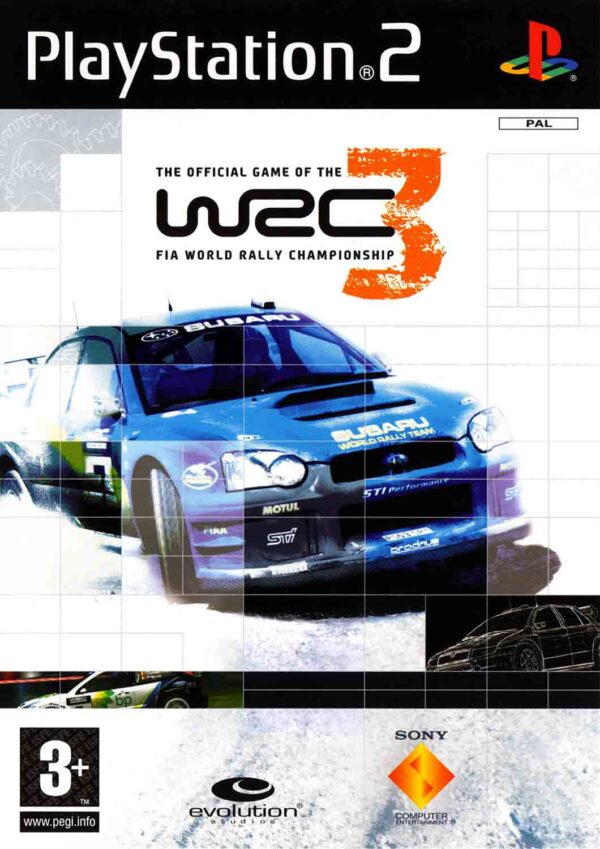 Hra WRC: FIA World Rally Championship 3 pro PS2 Playstation 2 konzole