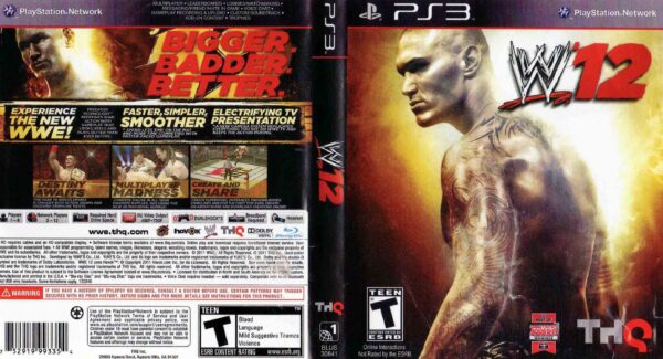 Hra WWE 12 pro PS3 Playstation 3 konzole