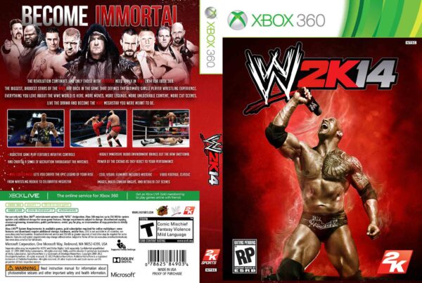 Hra WWE 2k14 pro XBOX 360 X360 konzole