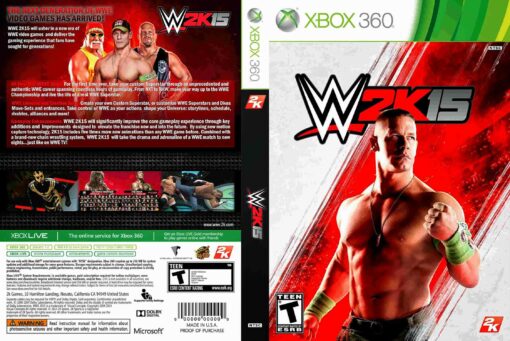 Hra WWE 2k15 pro XBOX 360 X360 konzole