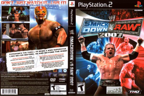 Hra WWE Smackdown vs. Raw 2007 pro PS2 Playstation 2 konzole