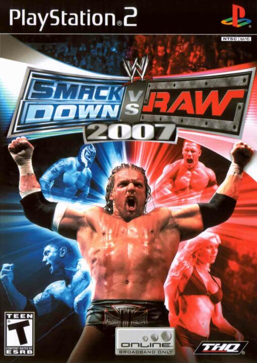 Hra WWE Smackdown vs. Raw 2007 pro PS2 Playstation 2 konzole