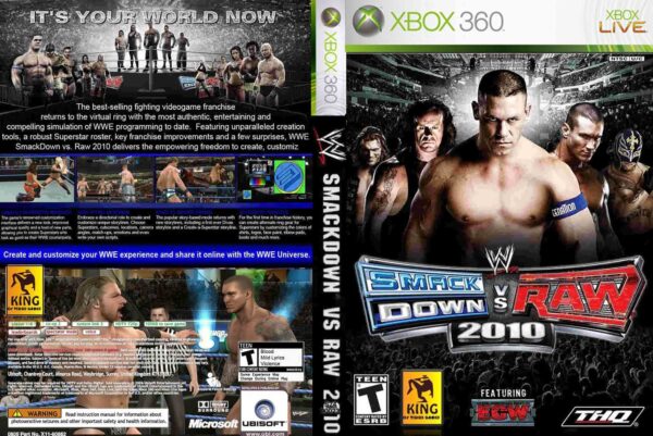 Hra WWE Smackdown vs. Raw 2010 pro XBOX 360 X360 konzole