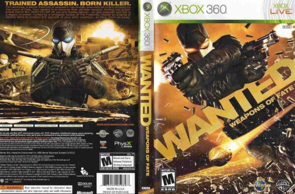 Hra Wanted: Weapons Of Fate pro XBOX 360 X360 konzole