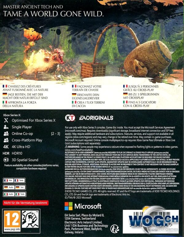 Hra Wild Hearts pro XBOX SERIES X XSX konzole