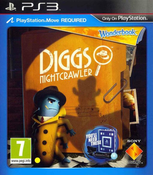 Hra Wonderbook: Diggs Nightcrawler + kniha pro PS3 Playstation 3 konzole