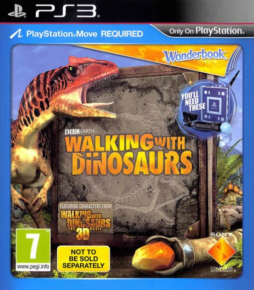 Hra Wonderbook: Walking Dinosaurs + kniha pro PS3 Playstation 3 konzole