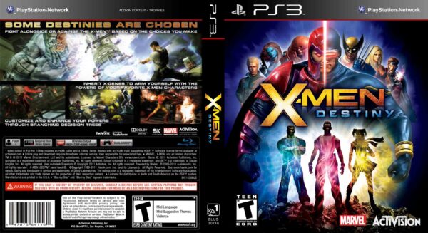 Hra X-Men: Destiny pro PS3 Playstation 3 konzole