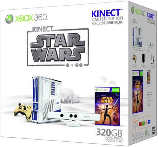 XBOX360 konzole Star Wars 320GB + Kinect příslušenství