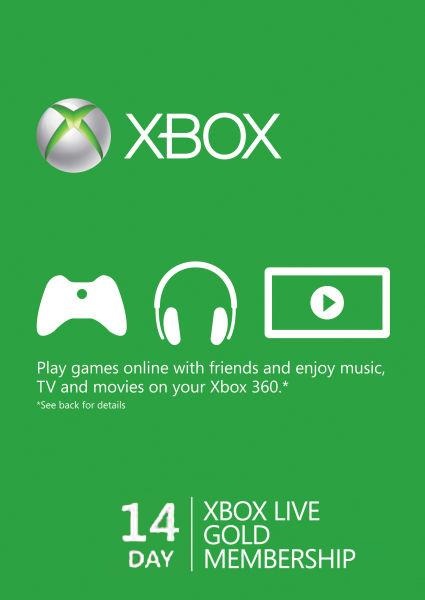 Xbox Live Gold - 14 dnů příslušenství