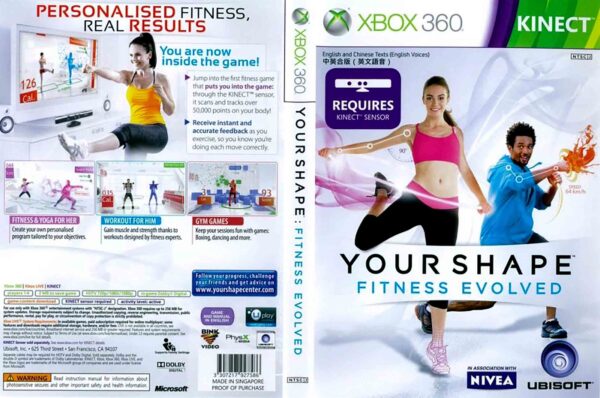 Hra Your Shape Fitness Evolved pro XBOX 360 X360 konzole