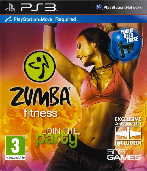Hra Zumba Fitness: Join The Party + cvičební pás pro PS3 Playstation 3 konzole