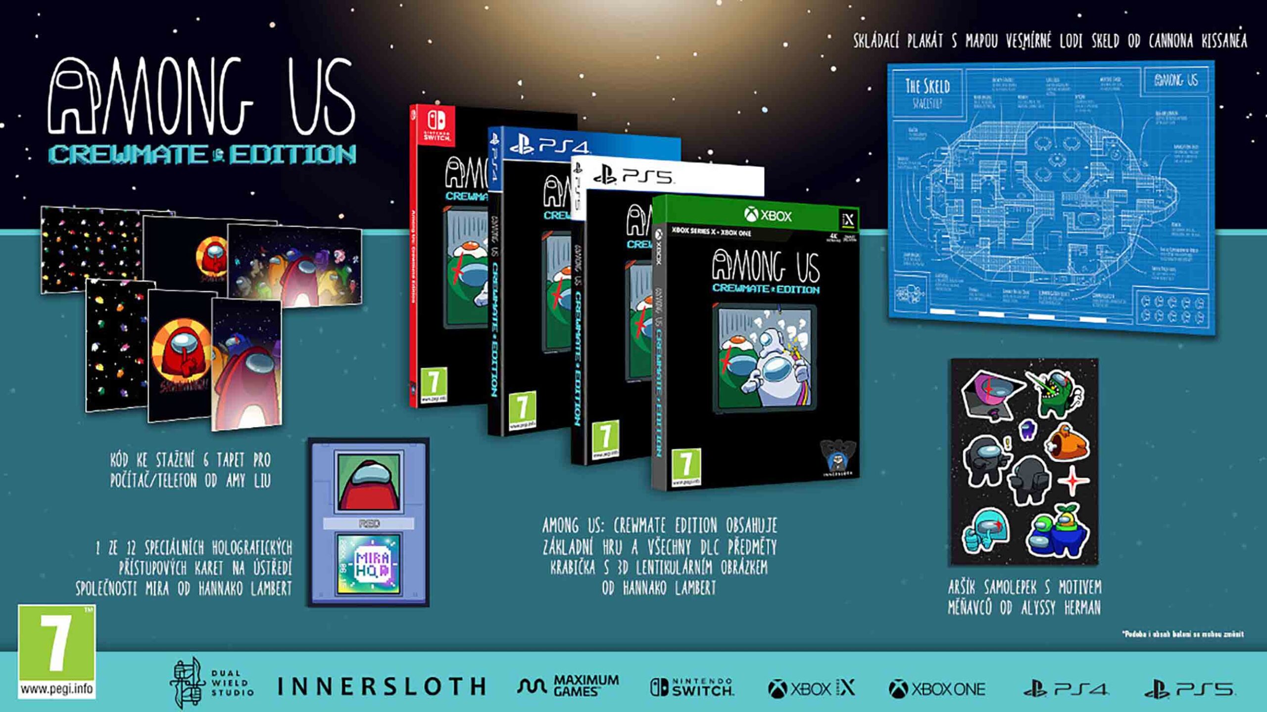 Among Us pro XBOX ONE — vesmírná loď