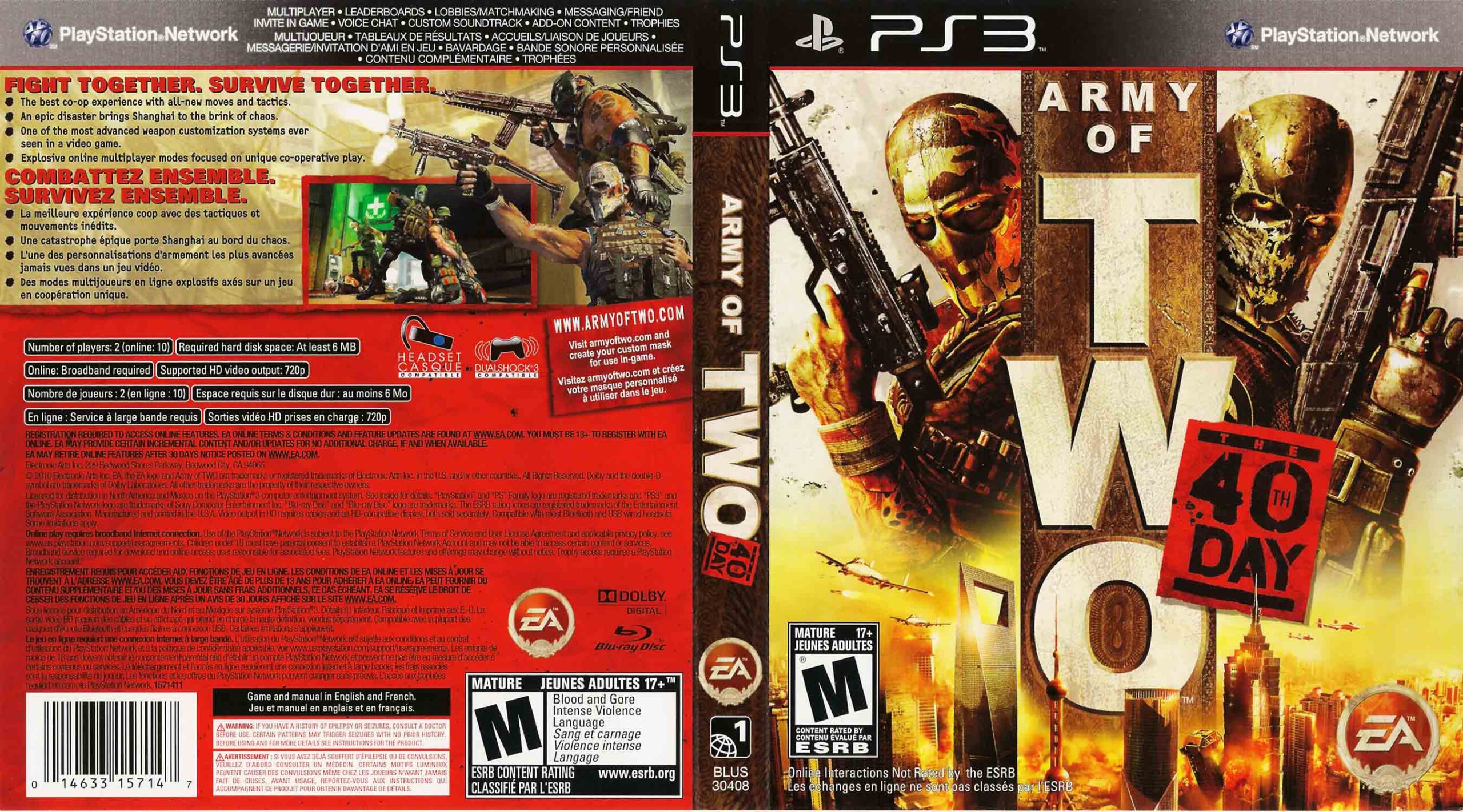 Army of Two: The 40th Day pro PS3 — střílečka co-op