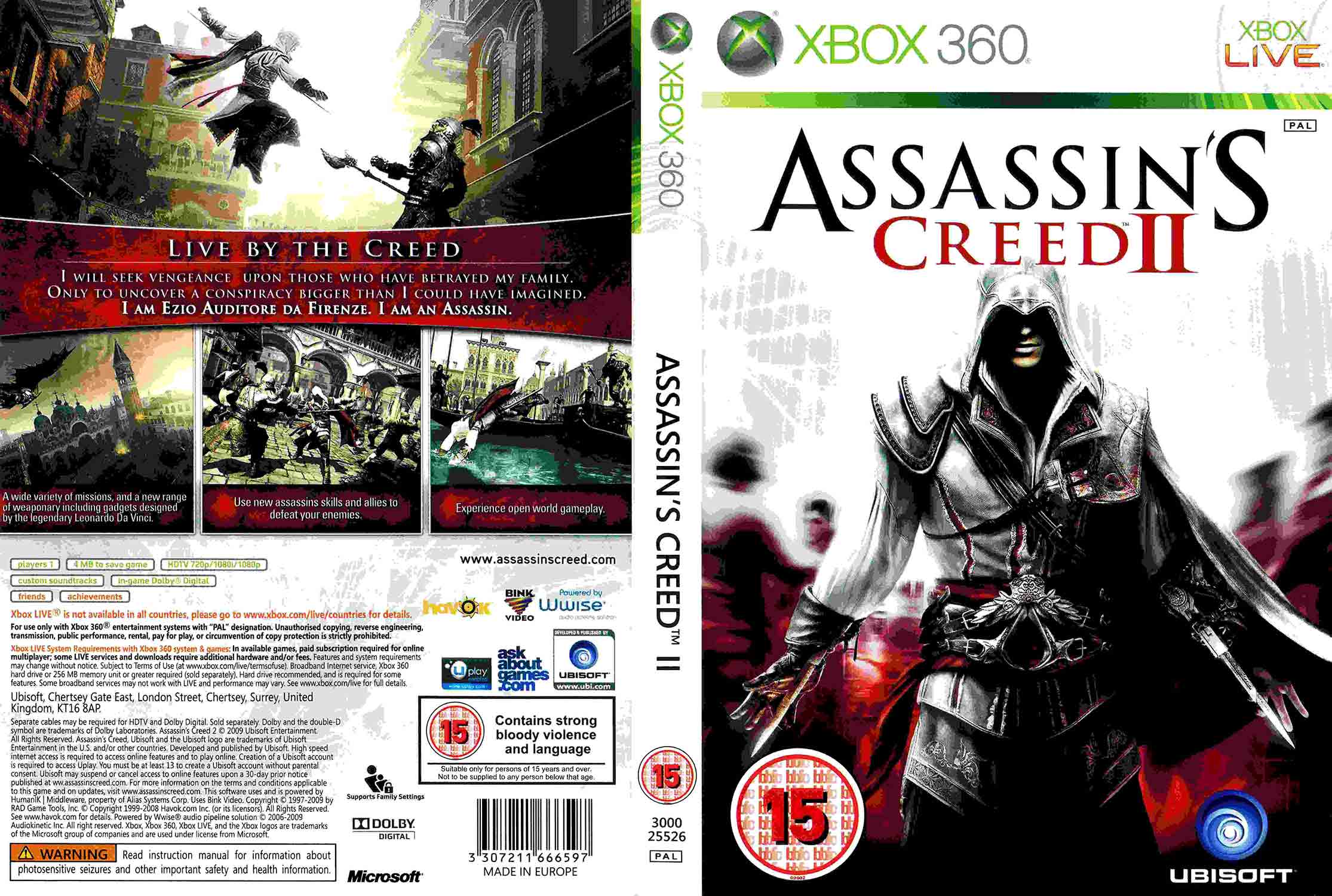 Assassin's Creed II GOTY pro Xbox 360 — dobrodružná hra