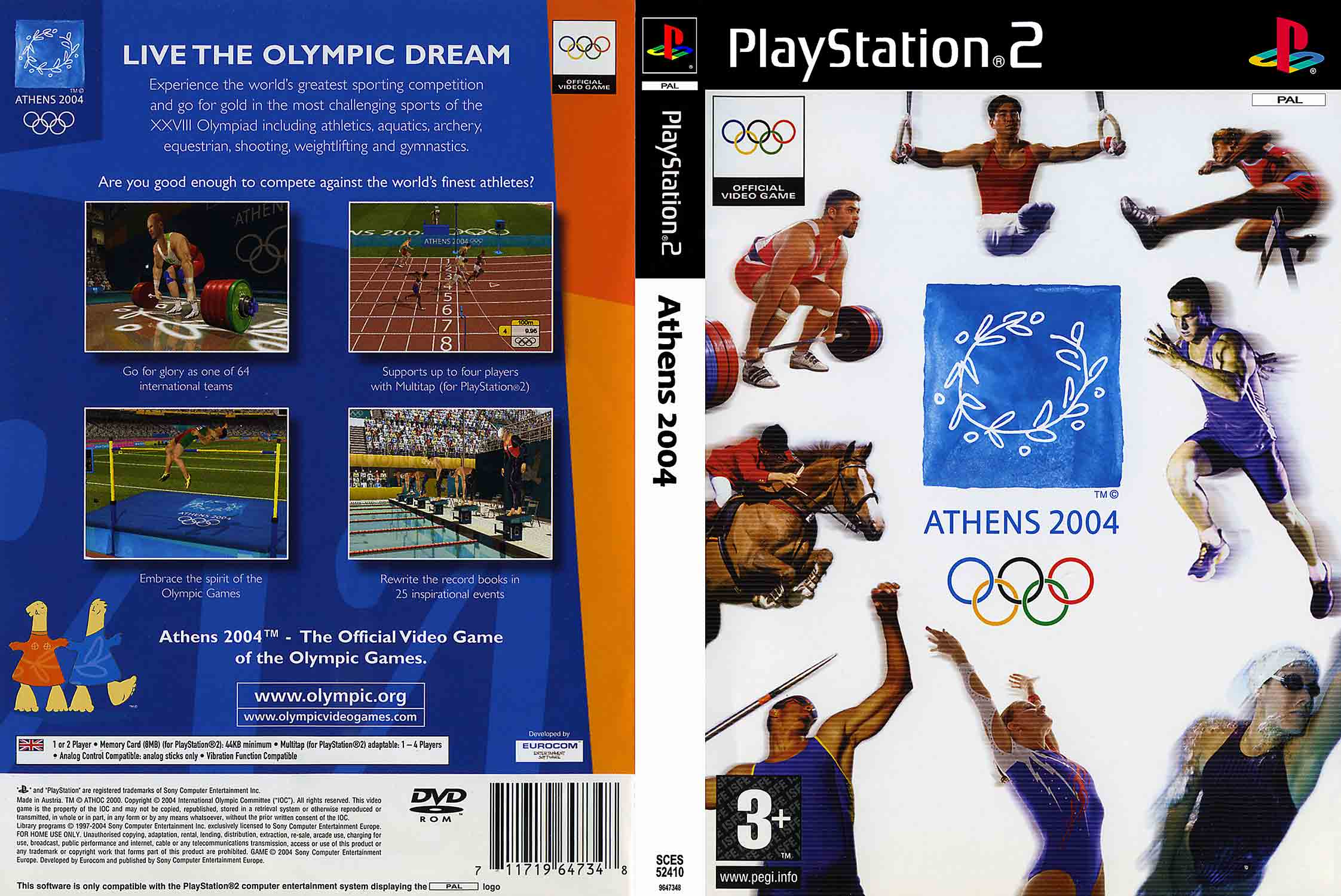 Athens 2004 pro PS2 — atletika
