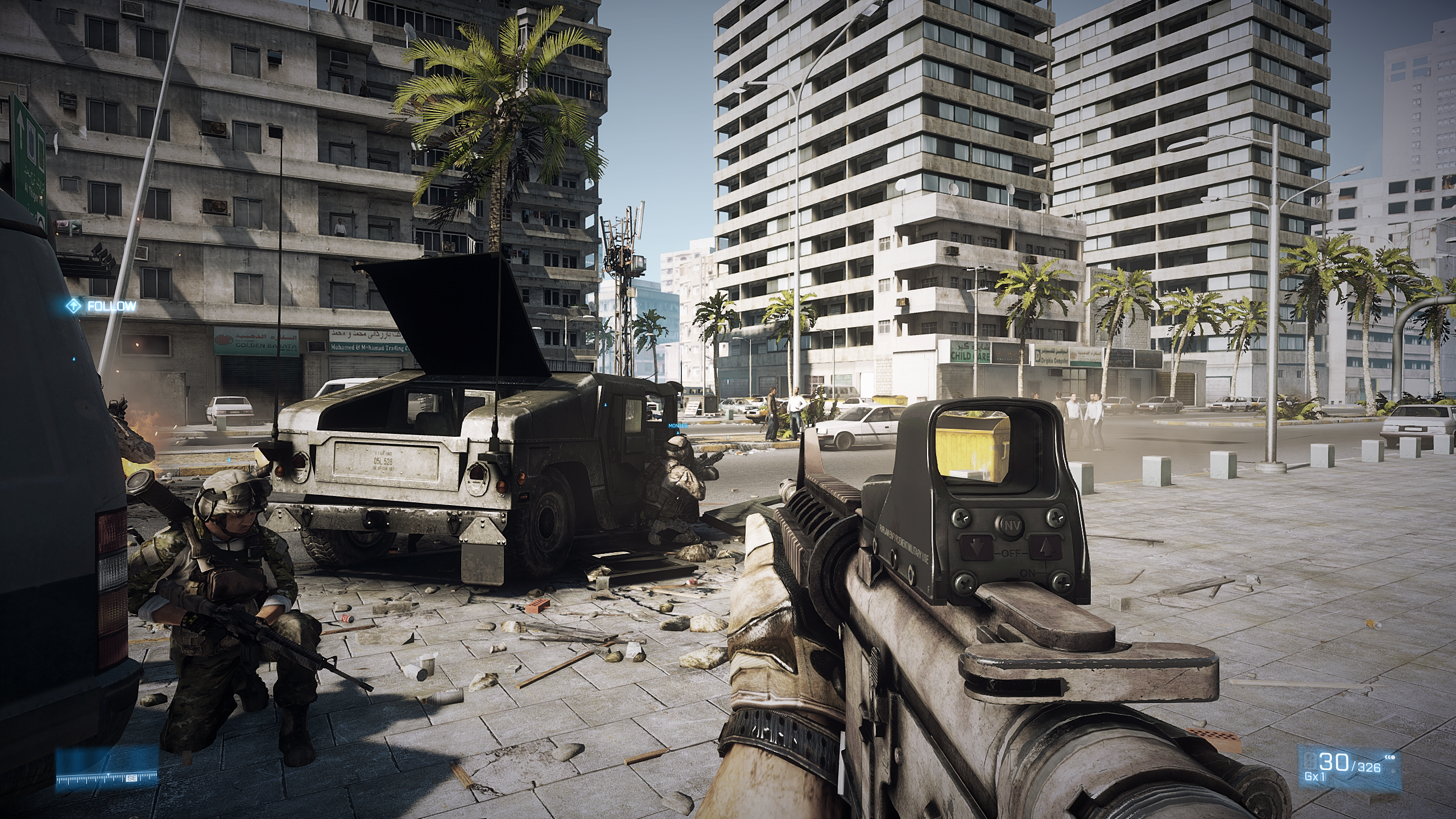 Battlefield 3 pro PS3 — destrukce budov