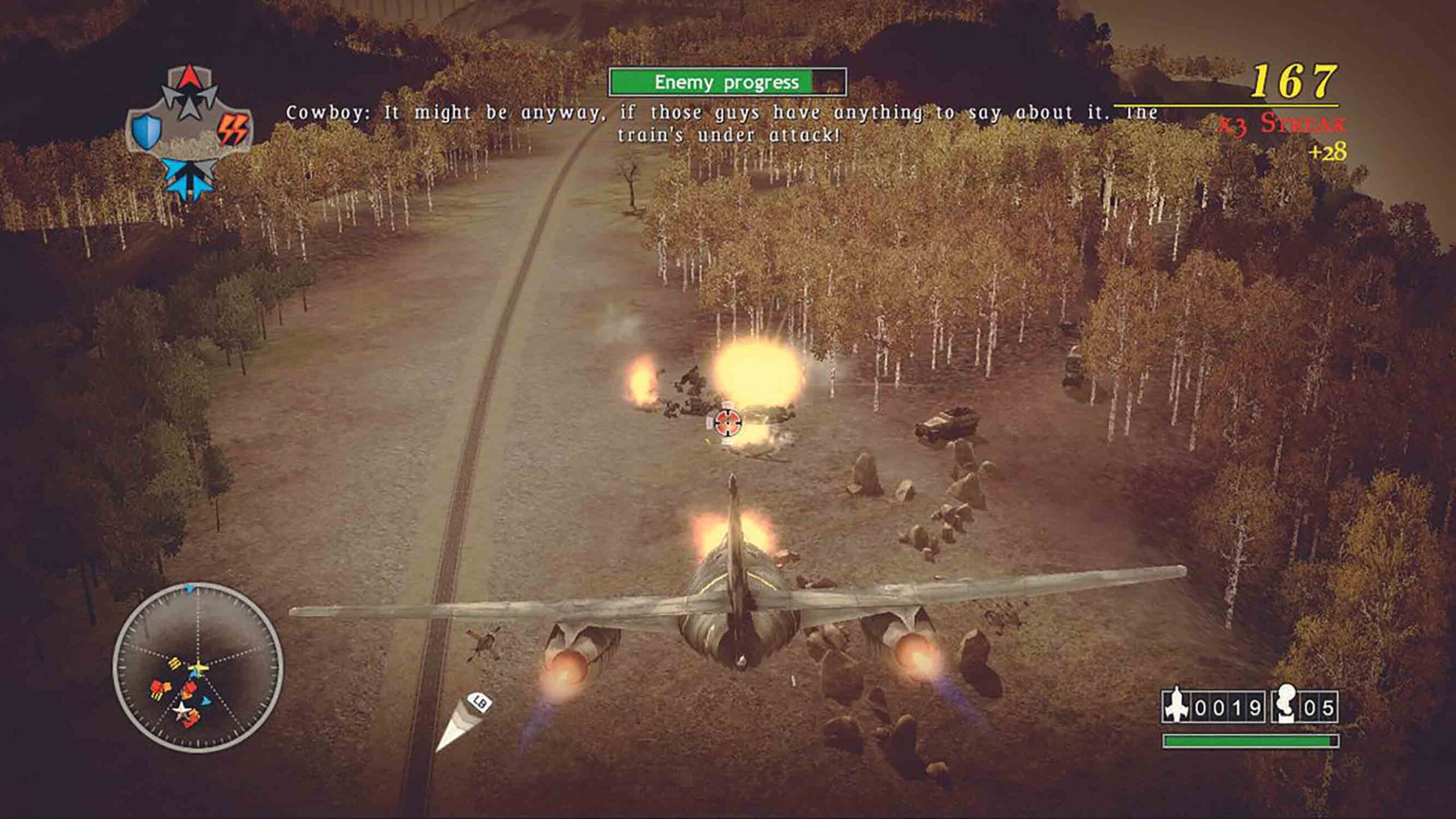 Blazing Angels Squadrons of WWII XBOX 360 — vzdušné souboje