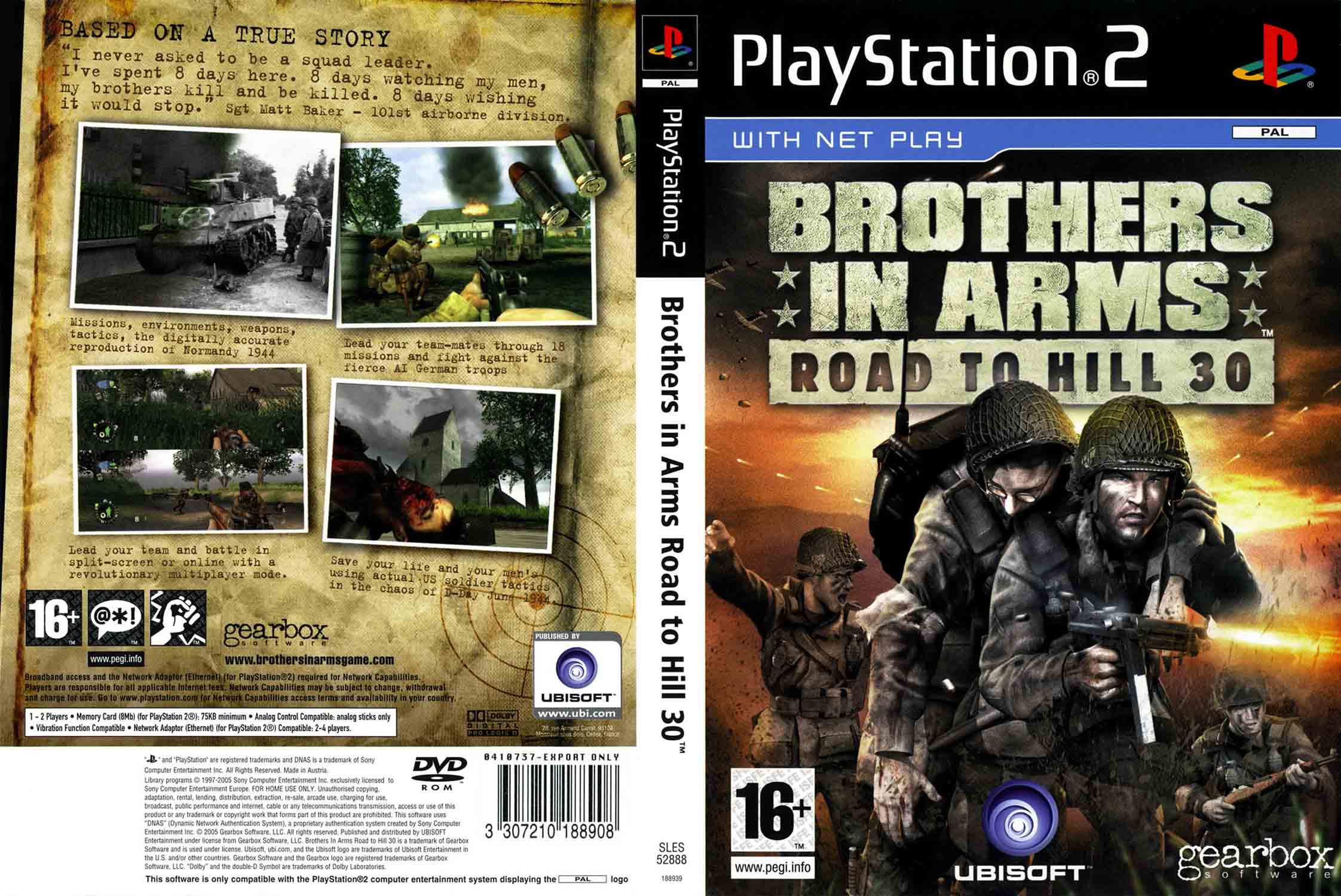Brothers in Arms: Road to Hill 30 pro PS2 — střílečka