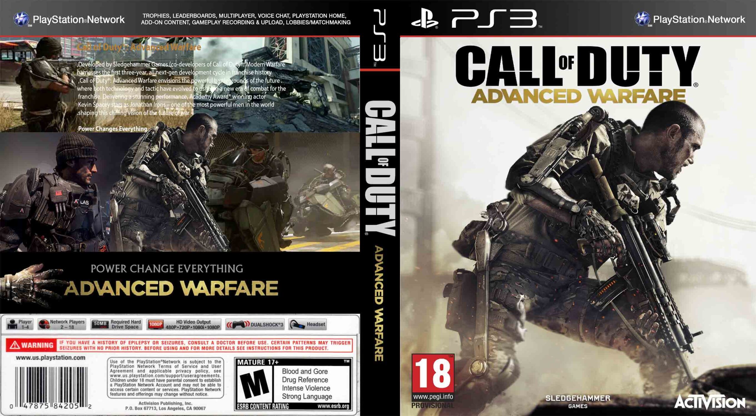 Call of Duty: Advanced Warfare PS3 — exo-suit