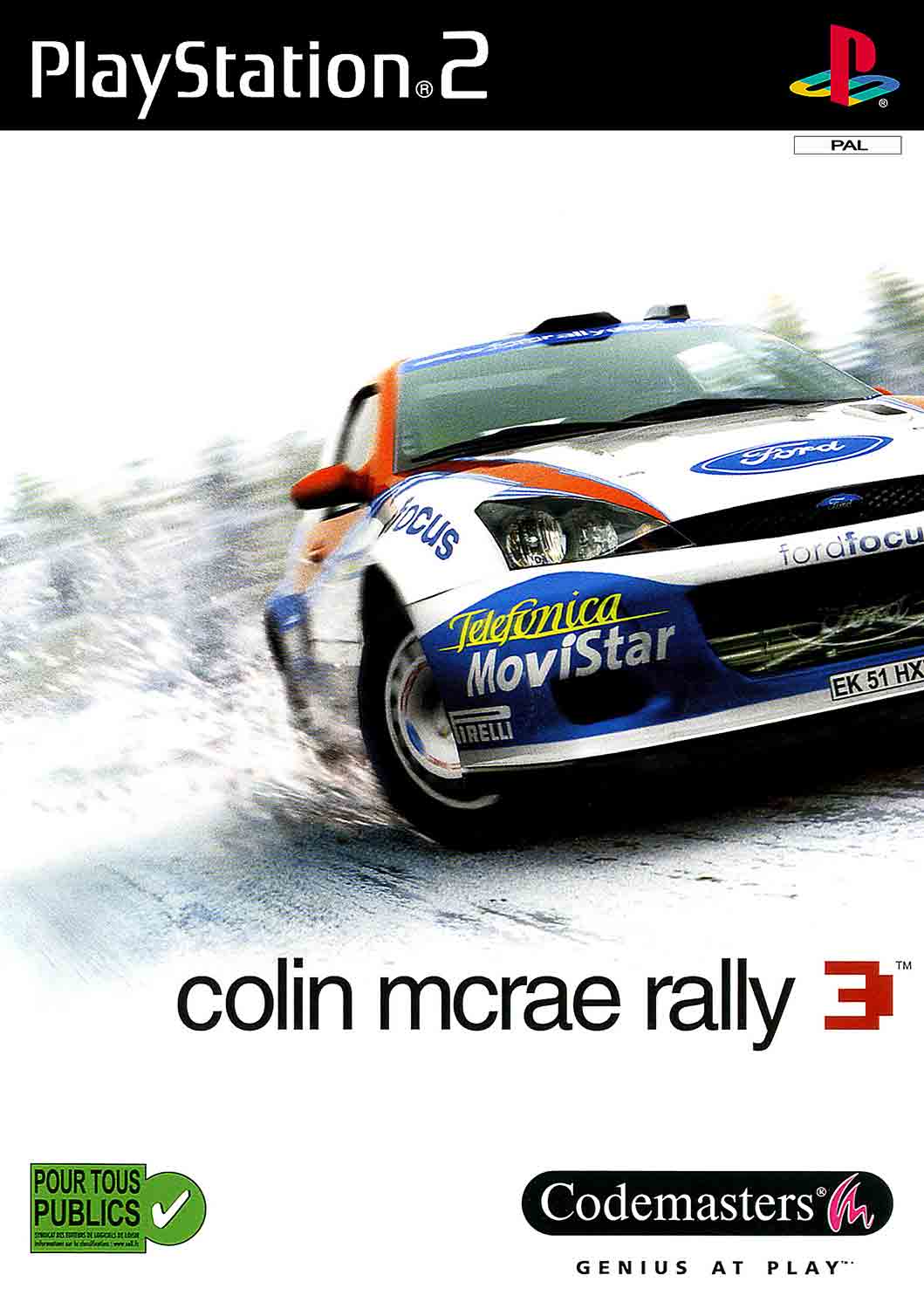 Colin McRae Rally 3 pro PS2 — rallye