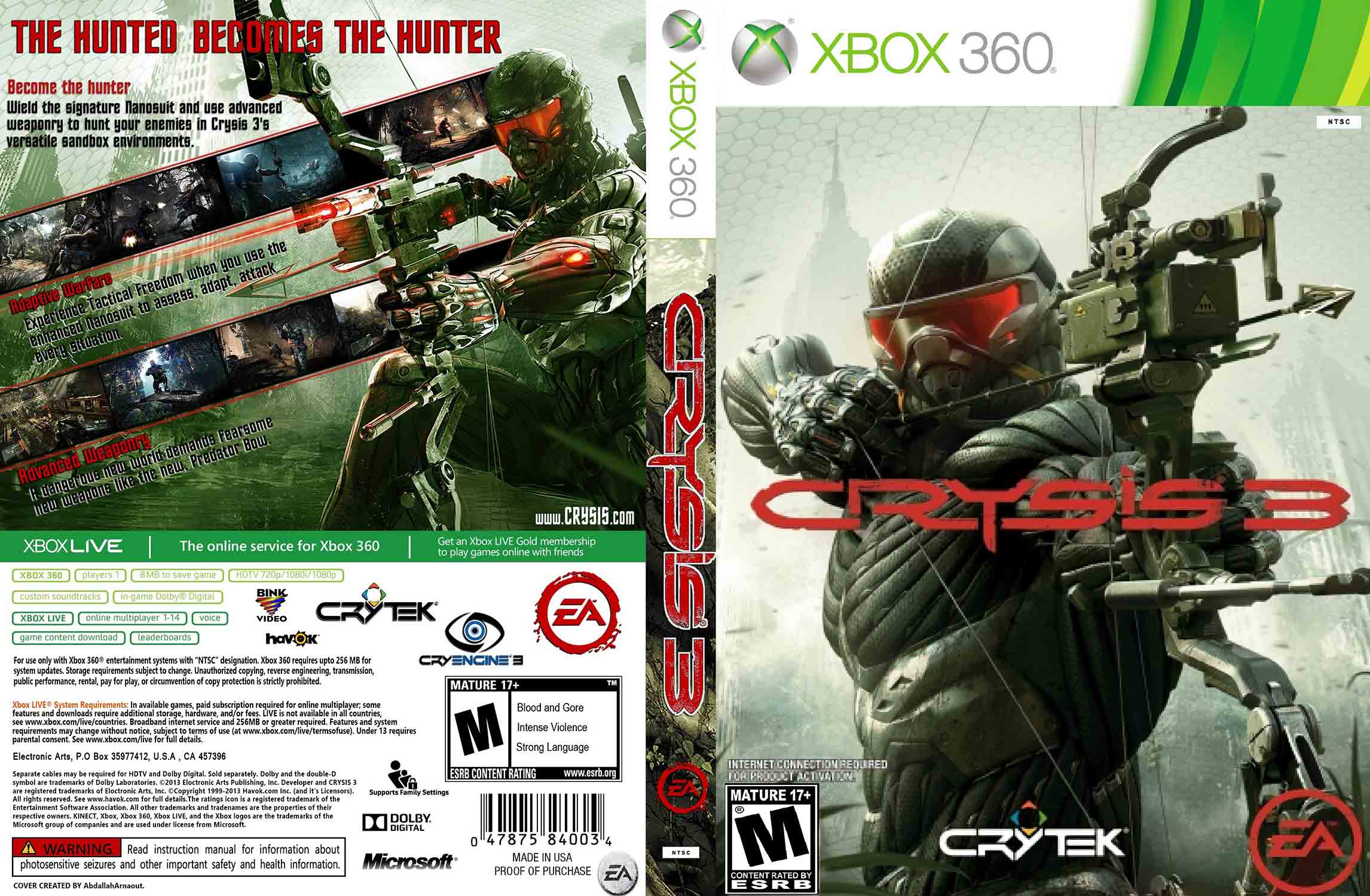 Crysis 3 pro XBOX 360 — FPS