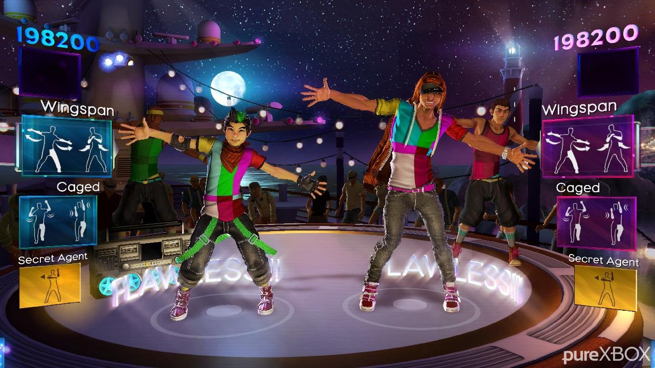 Dance Central 2 pro XBOX 360 - sportovní pohyb gameplay screenshot
