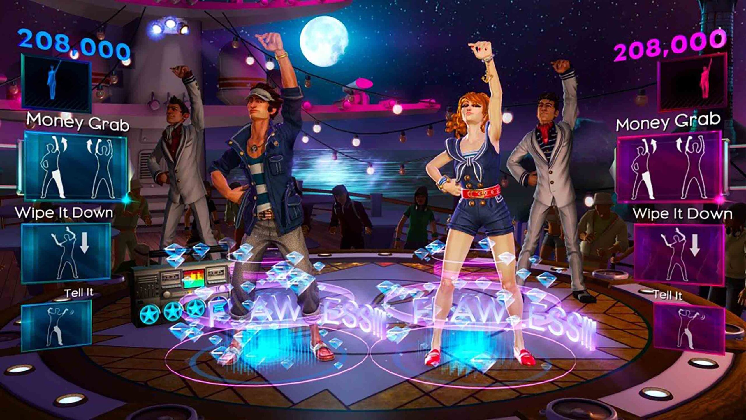 Dance Central 2 pro XBOX 360 - zadní strana obalu s popisem hry