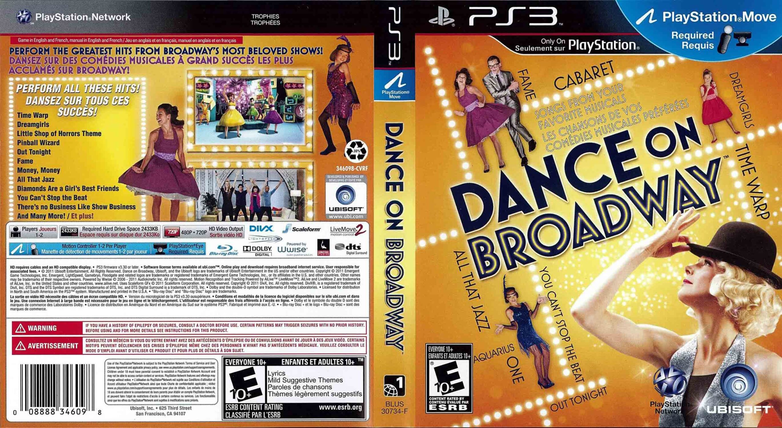 Dance on Broadway pro PS3 — ovladač Move