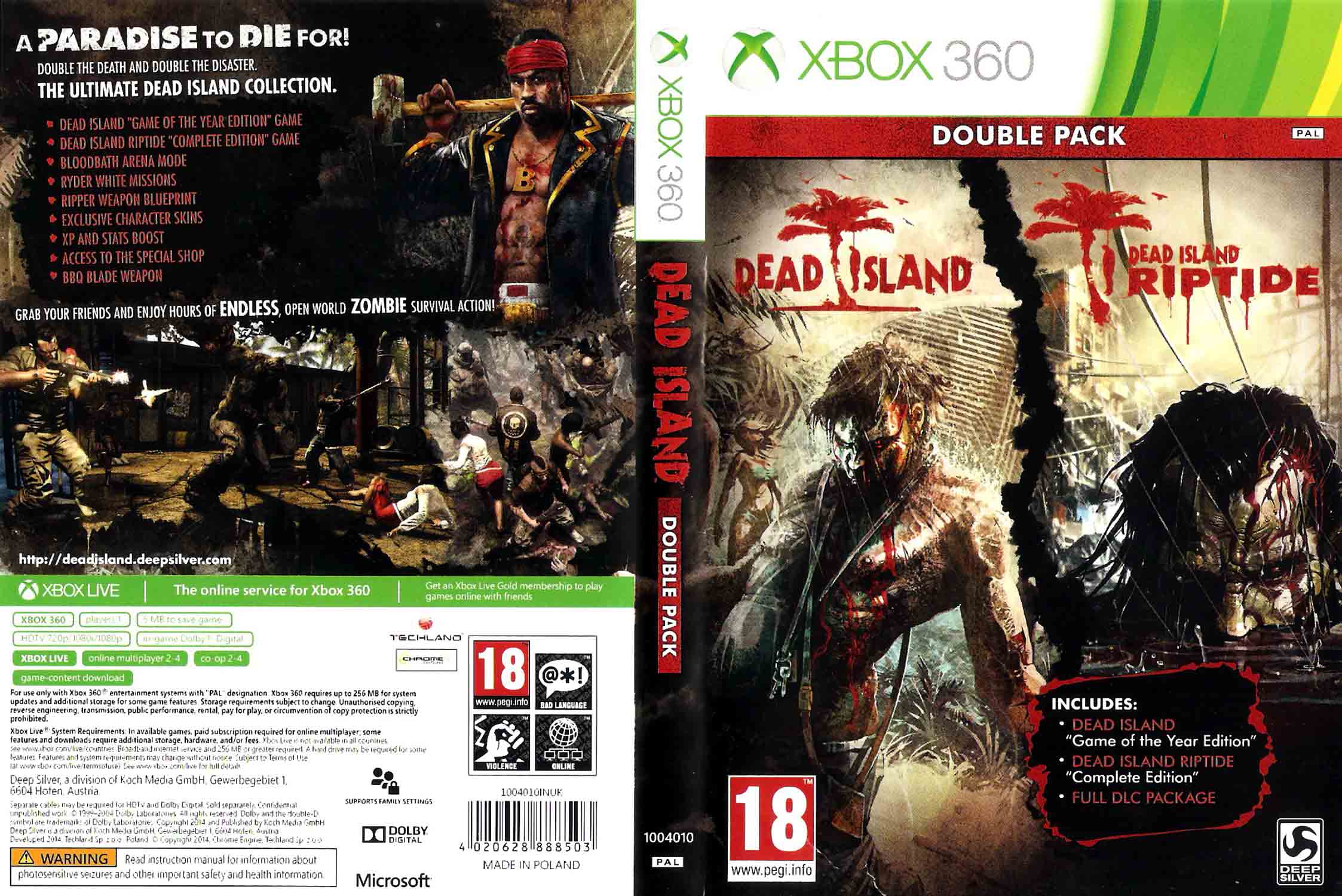 Dead Island: Double Pack pro Xbox 360 — co-op