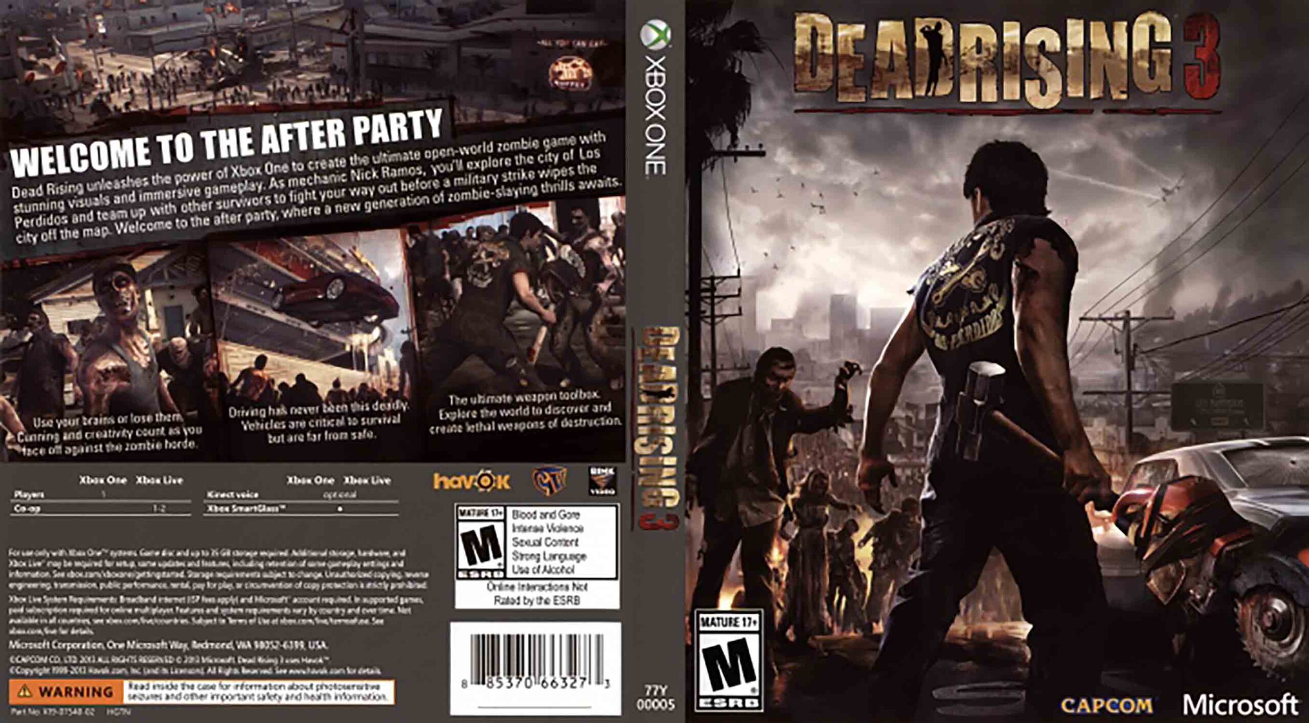 Dead Rising 3 pro XBOX ONE — kinect