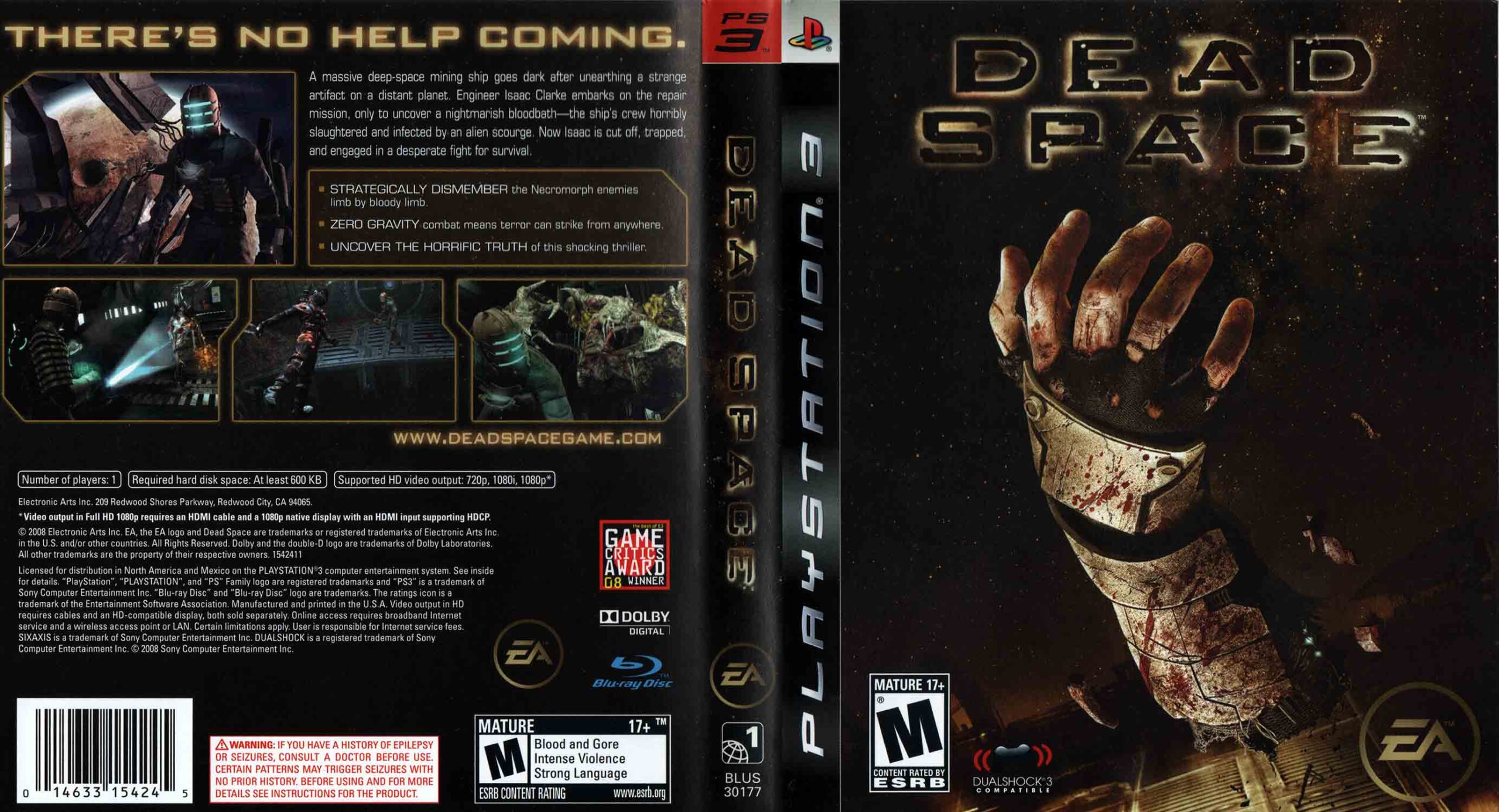 Dead Space pro PS3 — survival horor