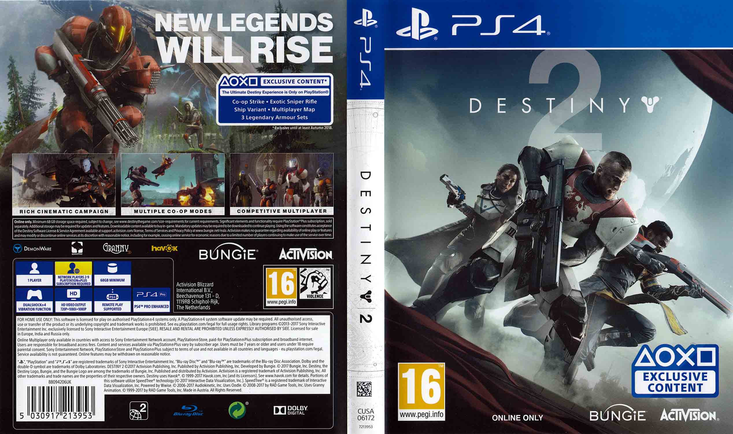 Destiny 2 pro PS4 — raidy a Crucible