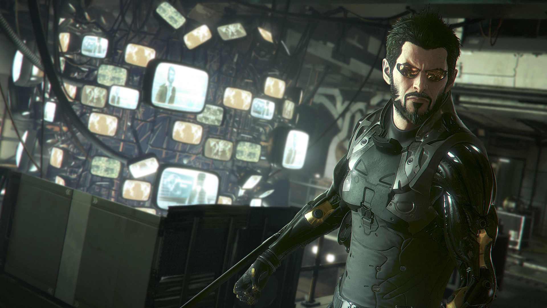 Deus Ex: Mankind Divided pro PS4 — agent Jensen