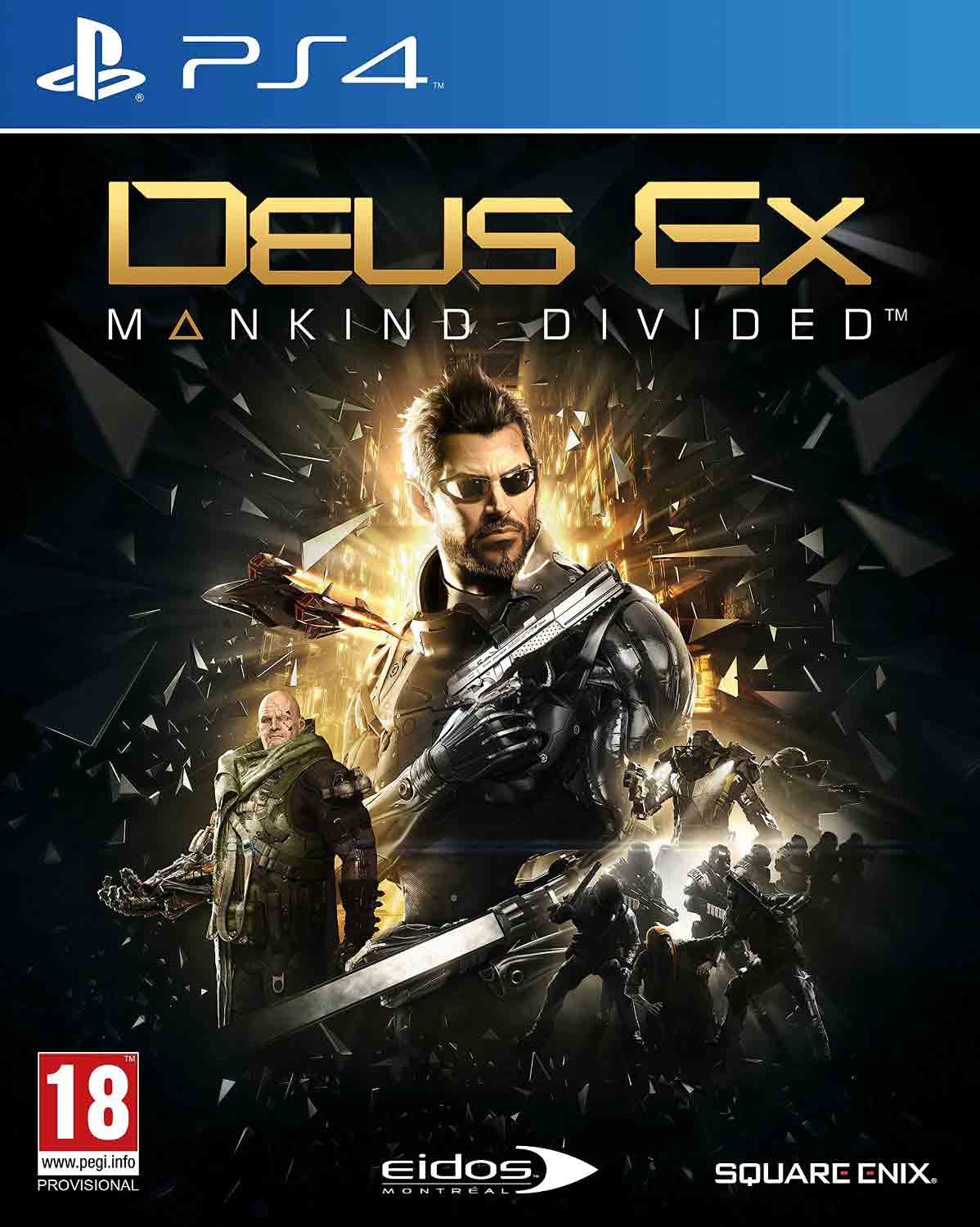 Deus Ex: Mankind Divided pro PS4 — cyberpunk