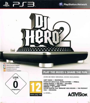 DJ Hero 2 pro PS3 — hudební hra