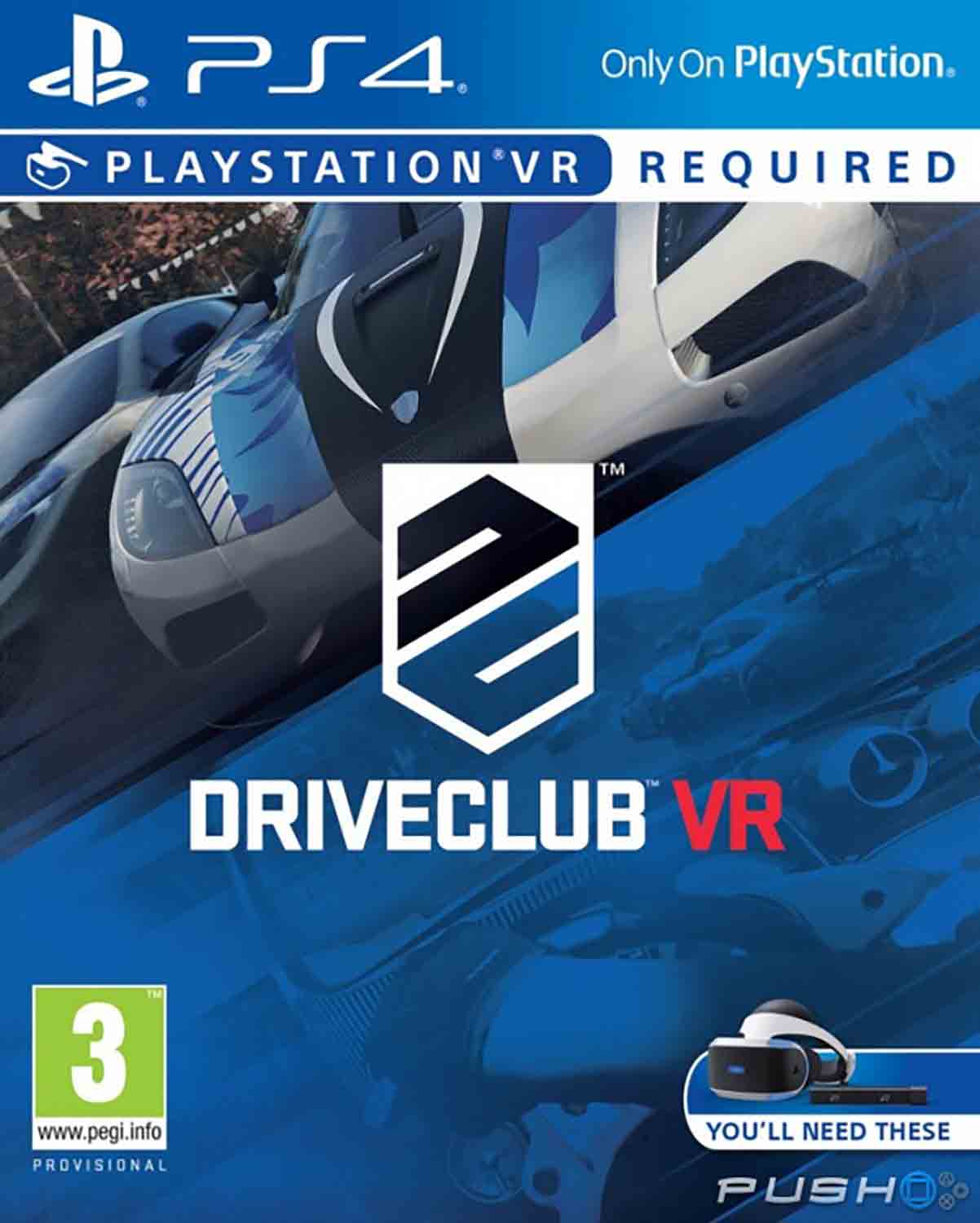 DriveClub VR pro PS4 — závodní hra