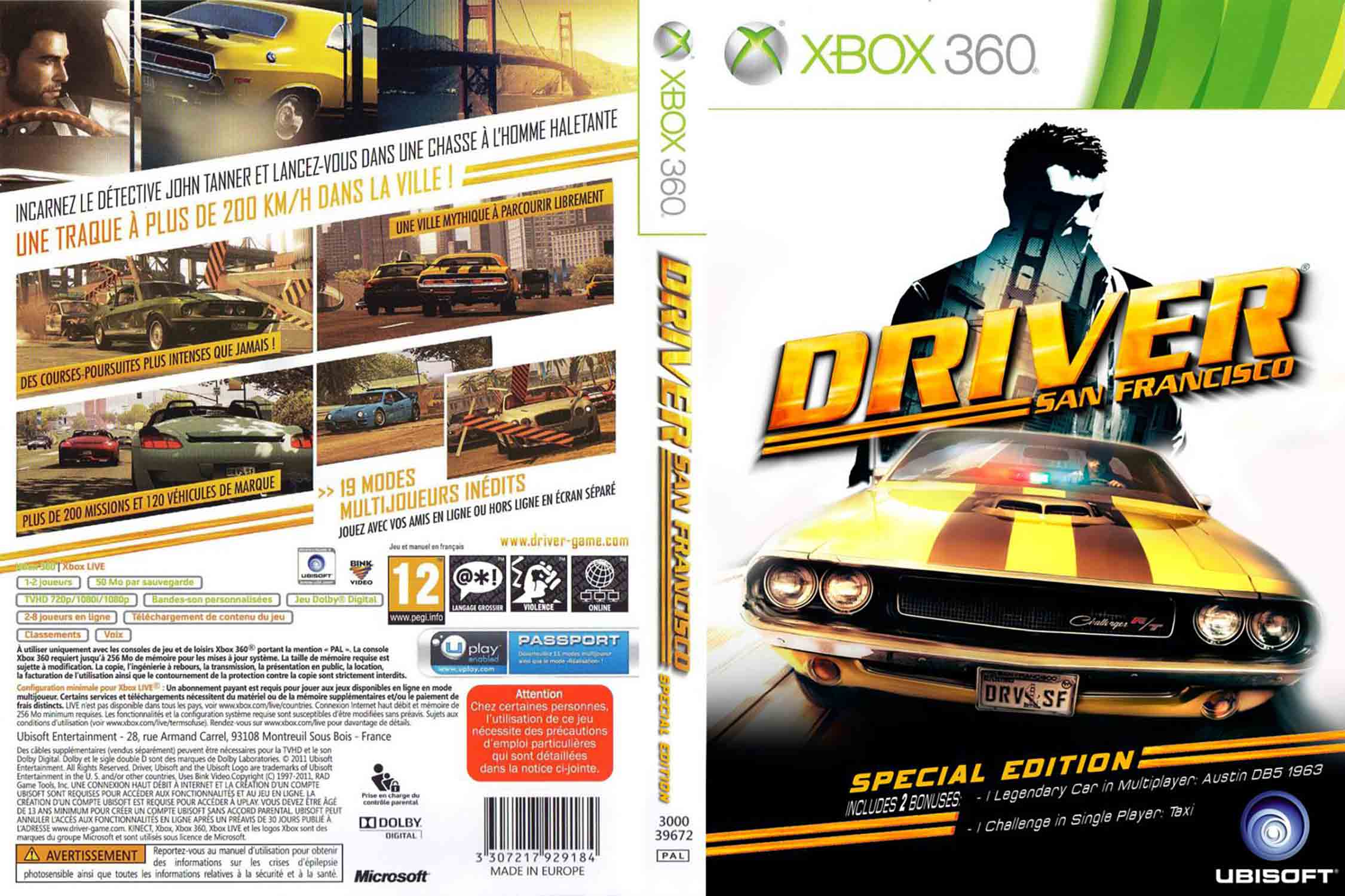 Driver: San Francisco pro Xbox 360 — auta
