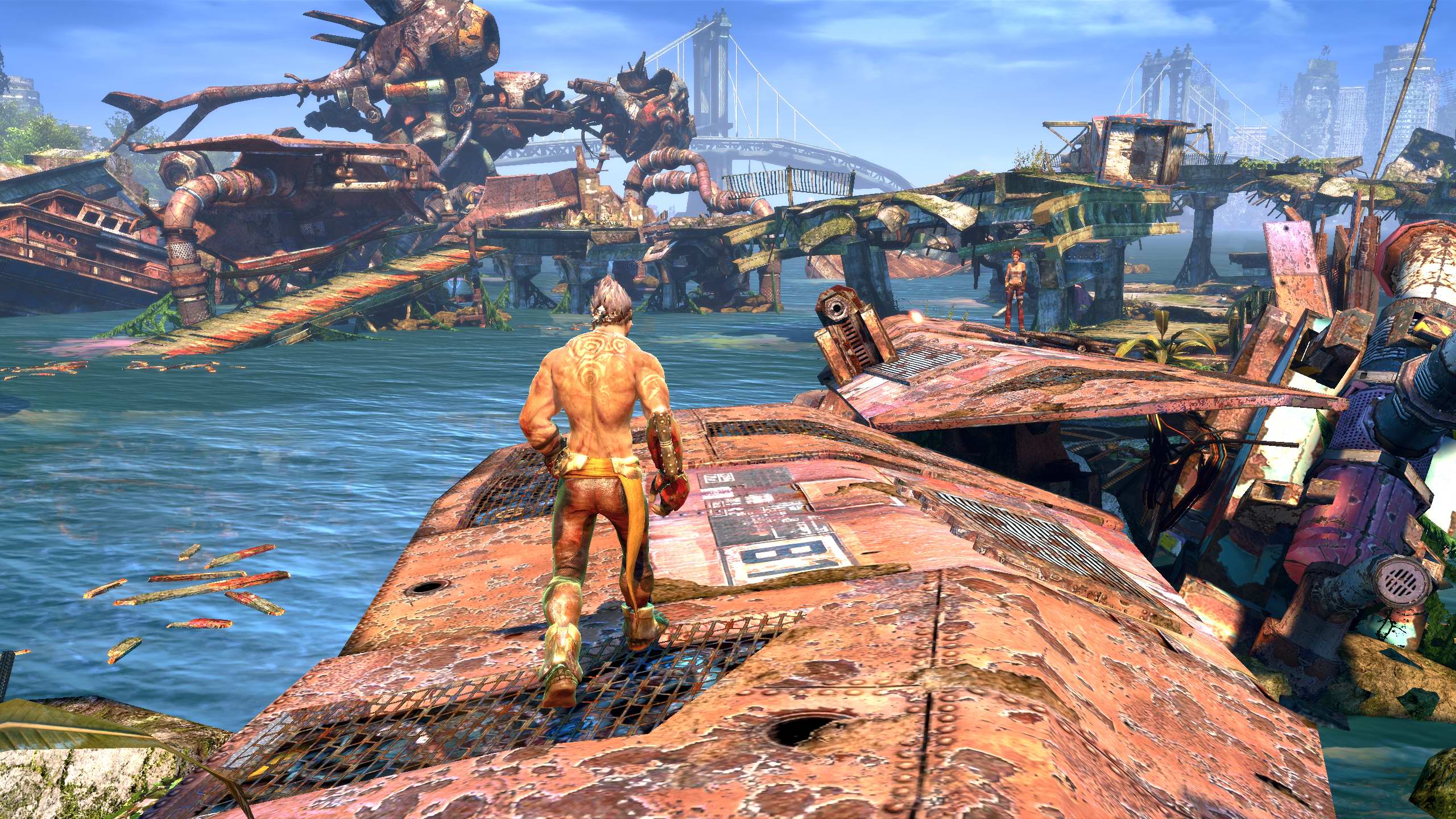 Enslaved: Odyssey to the West pro PS3 — souboje s roboty