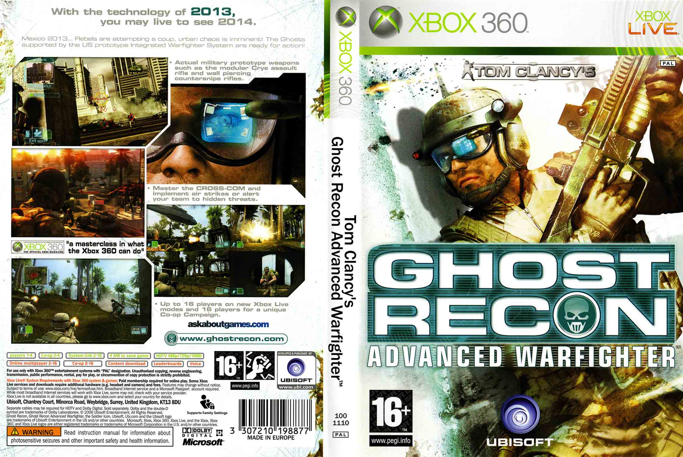 Tom Clancy's Ghost Recon: Advanced Warfighter pro XBOX 360 - průzkumné drony a řízení týmu v reálném čase