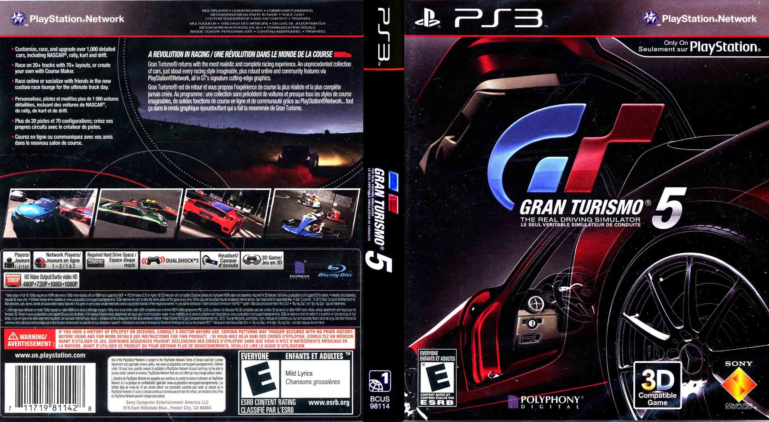 Gran Turismo 5 pro PS3 — auta
