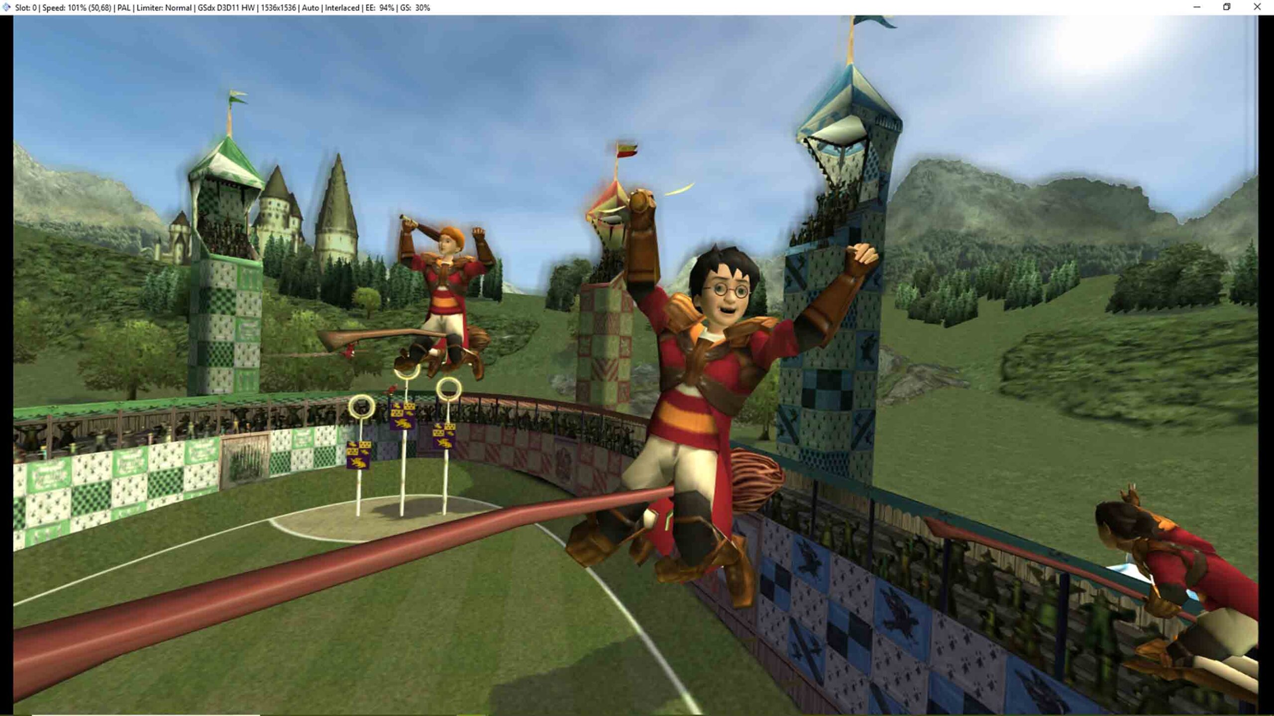 Harry Potter: Quidditch World Cup pro PS2 — let na koštěti