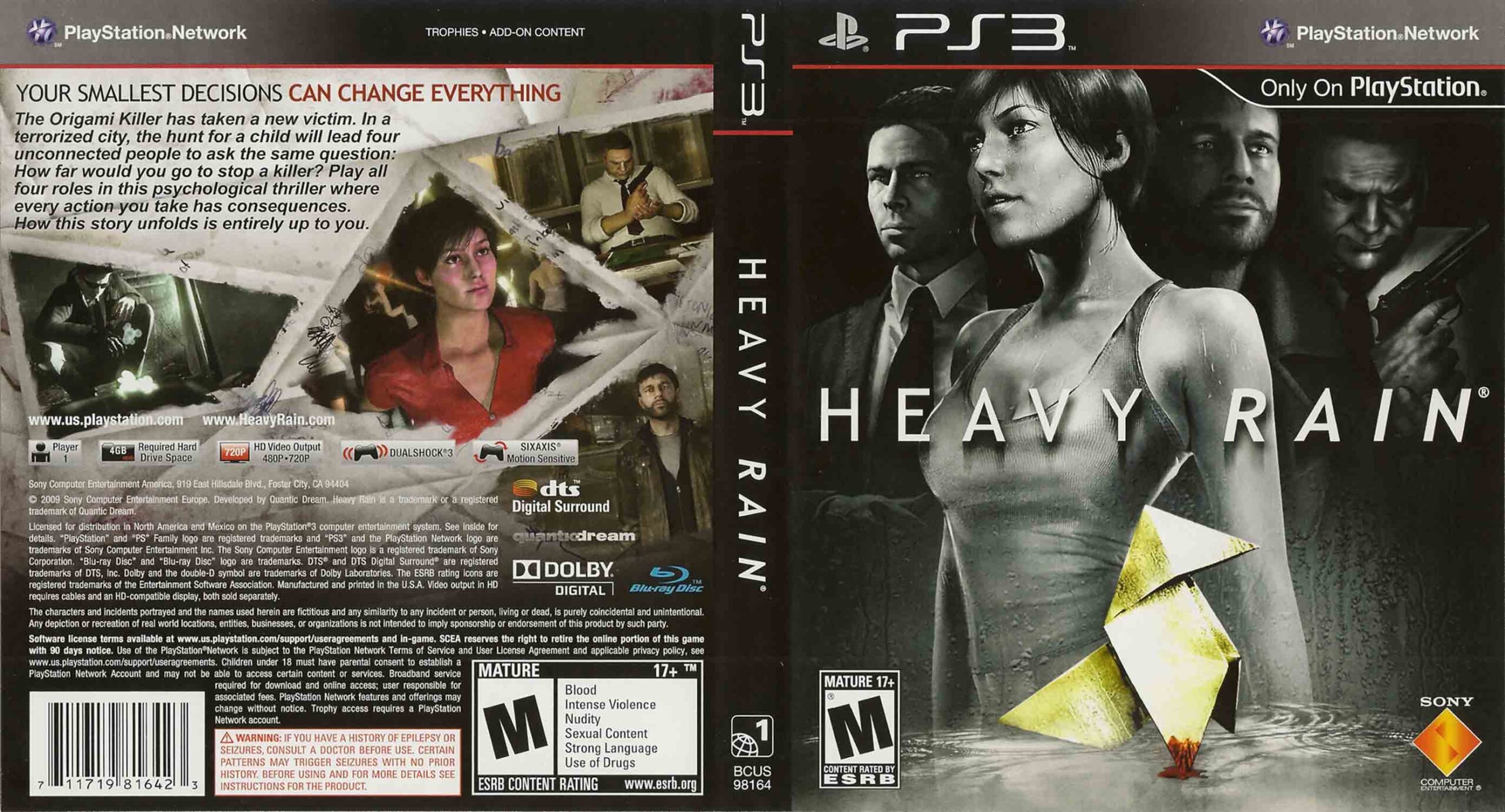 Heavy Rain pro PS3 — thriller