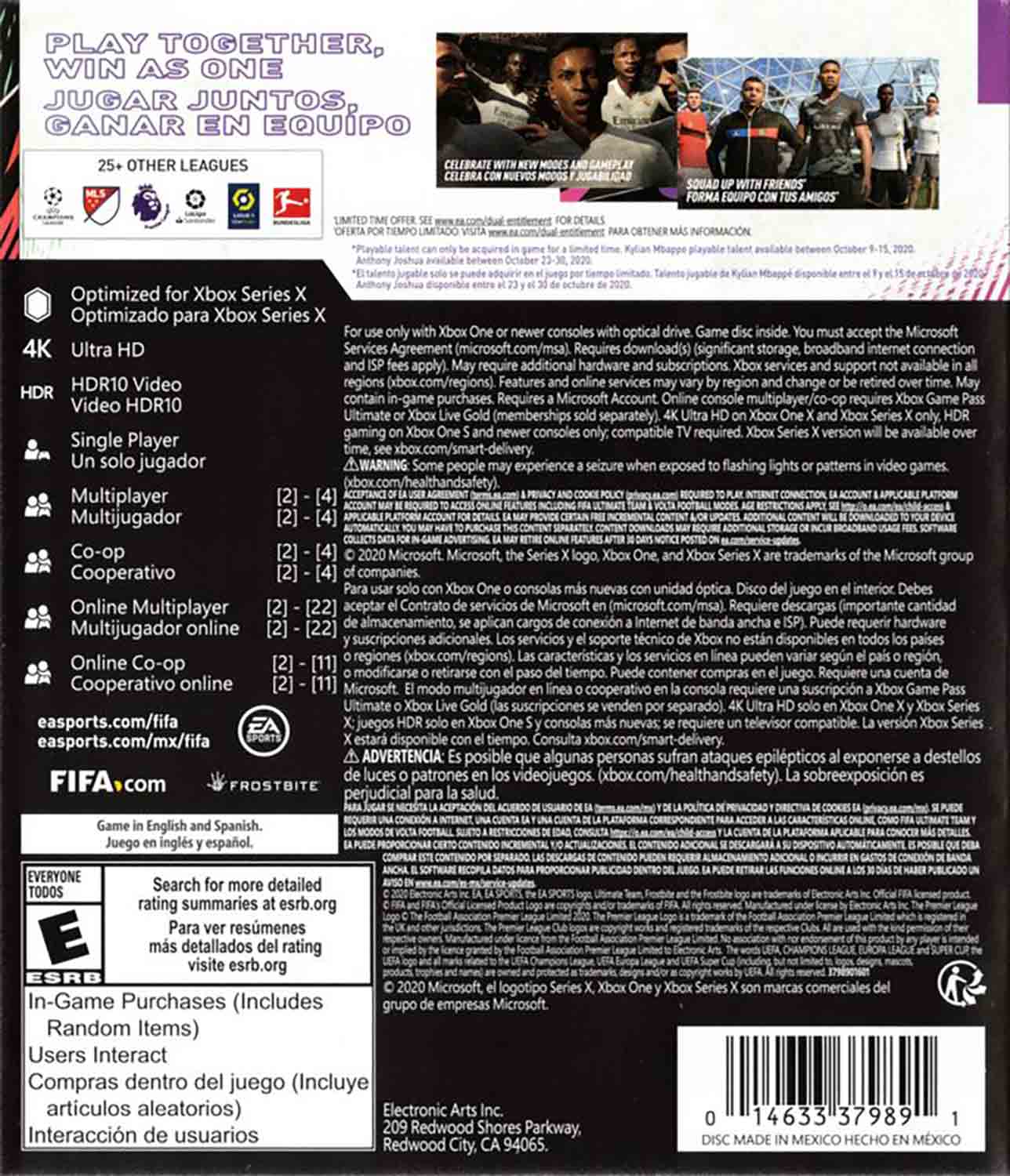 Hra FIFA 21 pro XBOX ONE XONE X1 konzole - XBOX ONE