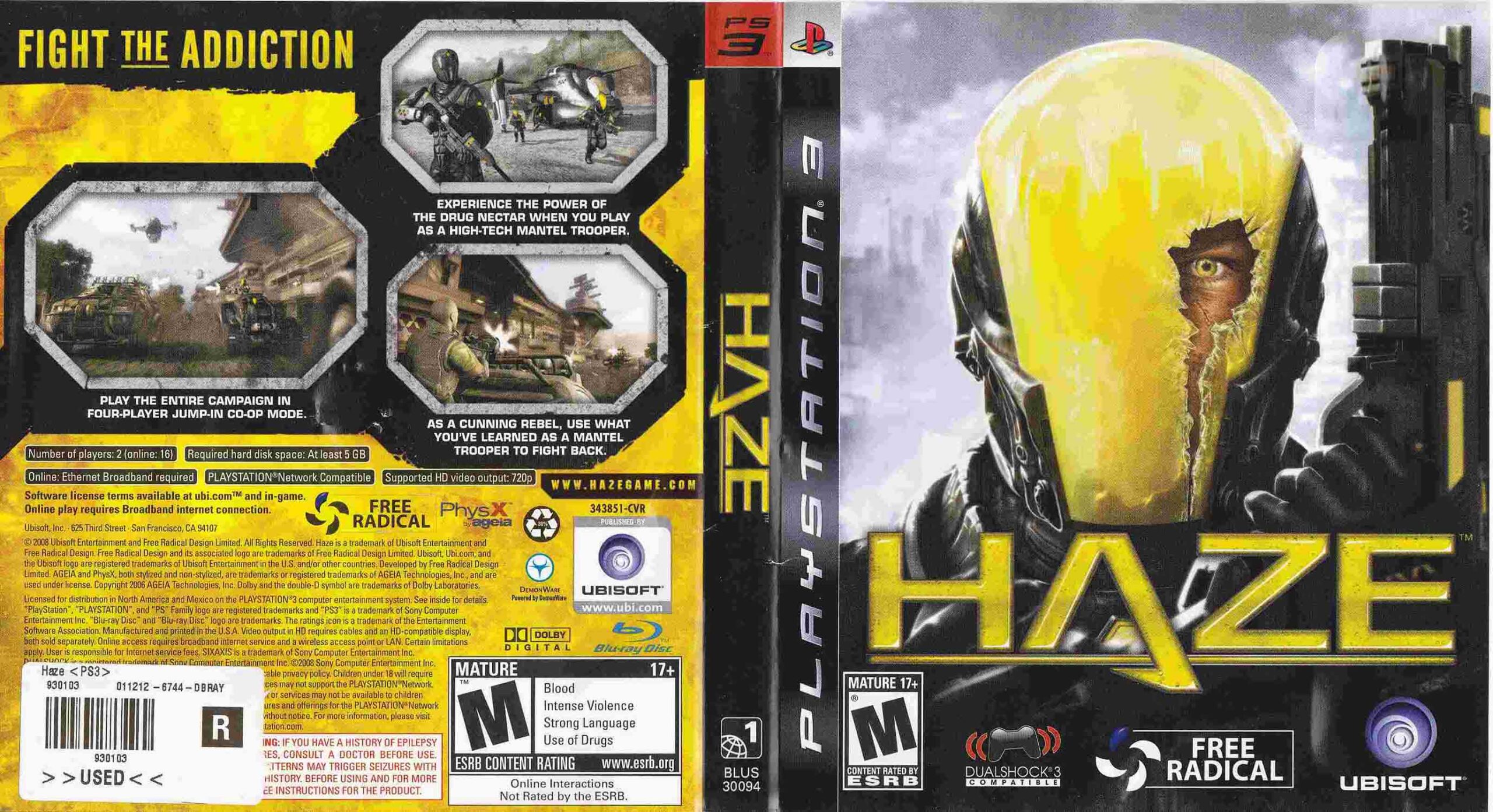 Hra Haze pro PS3 Playstation 3 konzole - PLAYSTATION 3